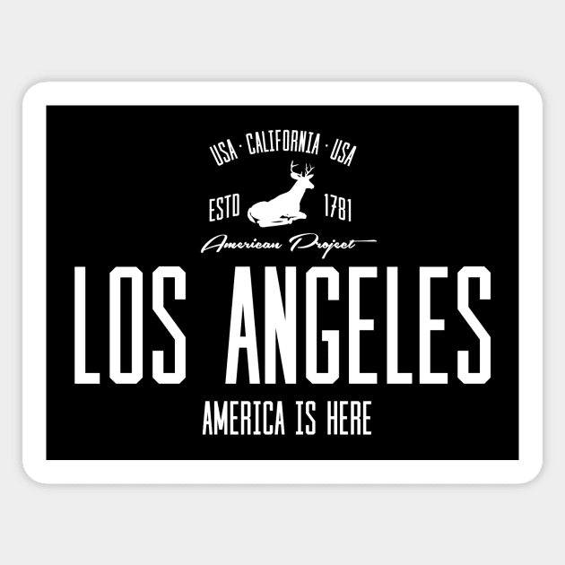 USA, America, Los Angeles, California Sticker by NEFT PROJECT